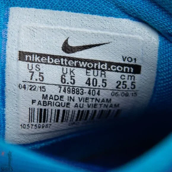 Nike Zoom HyperQuickness 2015 TB 'Game Royal' - Women's Size 7.5 - Picture 10 of 12